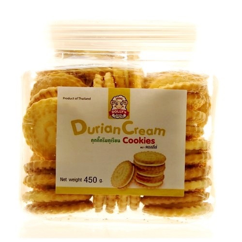 Biscotti frollini con crema al Durian - Dolly's 450g.